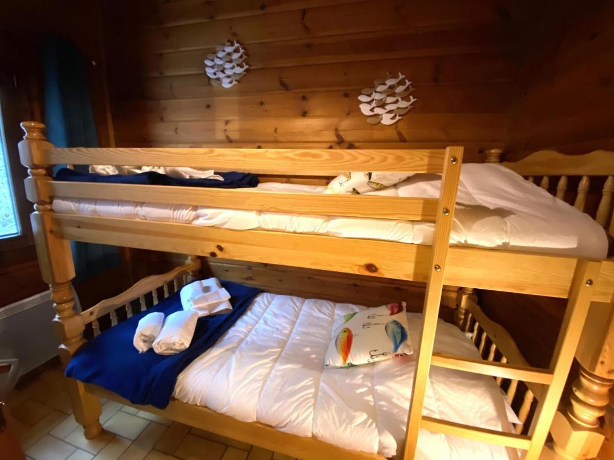 Le Fishing Lodge Chalet En Bois Avec Bain Nordique La Bresse Exterior foto